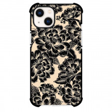 Floral Pattern Art Phone Case For iPhone Samsung Galaxy Pixel OnePlus Vivo Xiaomi Asus Sony Motorola Nokia - Floral Pattern Monochrome Blossoms Poster