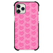 Heart Pattern Phone Case For iPhone Samsung Galaxy Pixel OnePlus Vivo Xiaomi Asus Sony Motorola Nokia - Heart Pattern Melting Hearts On Pink Background