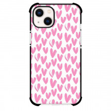 Heart Pattern Phone Case For iPhone Samsung Galaxy Pixel OnePlus Vivo Xiaomi Asus Sony Motorola Nokia - Heart Pattern Seamless Small Pink Hearts Poster