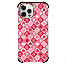 Heart Pattern Phone Case For iPhone Samsung Galaxy Pixel OnePlus Vivo Xiaomi Asus Sony Motorola Nokia - Heart Pattern Valentine Day Aesthetic Poster
