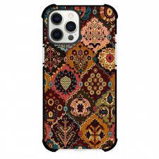 Mandala Pattern Phone Case For iPhone Samsung Galaxy Pixel OnePlus Vivo Xiaomi Asus Sony Motorola Nokia - Mandala Pattern Checkered Rug Poster