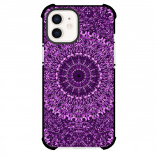 Mandala Pattern Phone Case For iPhone Samsung Galaxy Pixel OnePlus Vivo Xiaomi Asus Sony Motorola Nokia - Mandala Pattern Purple Floral Art Poster