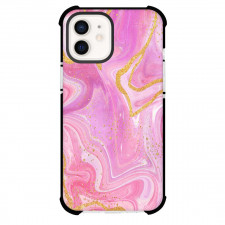 Marble Pattern Phone Case For iPhone Samsung Galaxy Pixel OnePlus Vivo Xiaomi Asus Sony Motorola Nokia - Marble Pattern Pink Gold Sands Poster
