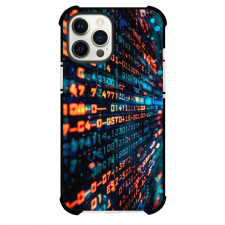 Art Pattern Case For iPhone Samsung Galaxy Pixel OnePlus Vivo Xiaomi Asus Sony Motorola Nokia - Binary Code Blue and Red