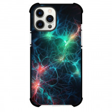 Art Pattern Case For iPhone Samsung Galaxy Pixel OnePlus Vivo Xiaomi Asus Sony Motorola Nokia - Biology Neural Network Red Green