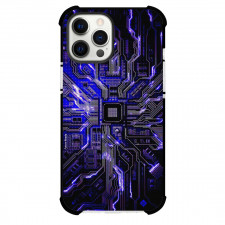 Art Pattern Case For iPhone Samsung Galaxy Pixel OnePlus Vivo Xiaomi Asus Sony Motorola Nokia - Circuit Diagram Blue Electricity
