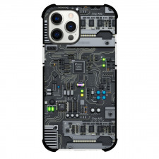 Art Pattern Case For iPhone Samsung Galaxy Pixel OnePlus Vivo Xiaomi Asus Sony Motorola Nokia - Circuit Diagram CPU Motherboard