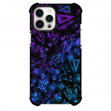 Art Pattern Case For iPhone Samsung Galaxy Pixel OnePlus Vivo Xiaomi Asus Sony Motorola Nokia - Physics Pink and Blue Font
