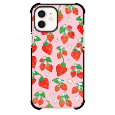 Velvet Caviar Phone Case For iPhone Samsung Galaxy Pixel OnePlus Vivo Xiaomi Asus Sony Motorola Nokia - Velvet Caviar Strawberry Art On Pink Background