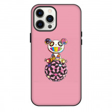Takashi Murakami Phone Case For iPhone Samsung Galaxy Pixel OnePlus Vivo Xiaomi Asus Sony Motorola Nokia - Takashi Murakami X BLACKPINK Pandakashi On Pink Background