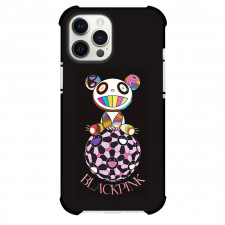Takashi Murakami Phone Case For iPhone Samsung Galaxy Pixel OnePlus Vivo Xiaomi Asus Sony Motorola Nokia - Takashi Murakami X BLACKPINK Pandakashi On Black Background