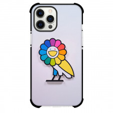 Takashi Murakami Phone Case For iPhone Samsung Galaxy Pixel OnePlus Vivo Xiaomi Asus Sony Motorola Nokia - Takashi Murakami X OVO OWL Vinyl Sticker On White Background