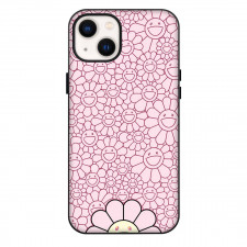 Takashi Murakami Phone Case For iPhone Samsung Galaxy Pixel OnePlus Vivo Xiaomi Asus Sony Motorola Nokia - Takashi Murakami Pink Smiling Flower Pattern Art Poster