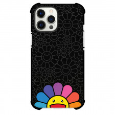 Takashi Murakami Phone Case For iPhone Samsung Galaxy Pixel OnePlus Vivo Xiaomi Asus Sony Motorola Nokia - Takashi Murakami Smiling Rainbow Flower Poster