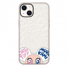 Takashi Murakami Phone Case For iPhone Samsung Galaxy Pixel OnePlus Vivo Xiaomi Asus Sony Motorola Nokia - Takashi Murakami White Embossed Smiling Flowers Poster