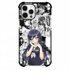 Kengan Ashura Kure Karura Phone Case For iPhone Samsung Galaxy Pixel OnePlus Vivo Xiaomi Asus Sony Motorola Nokia - Kure Karura Smiling Portrait Cartoon Background