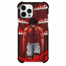 Kengan Ashura Tokita Ohma Phone Case For iPhone Samsung Galaxy Pixel OnePlus Vivo Xiaomi Asus Sony Motorola Nokia - Tokita Ohma Grinning Red Background