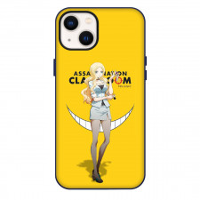Assassination Classroom Irina Jelavic Phone Case For iPhone Samsung Galaxy Pixel OnePlus Vivo Xiaomi Asus Sony Motorola Nokia - Irina Jelavic Standing On Yellow Background