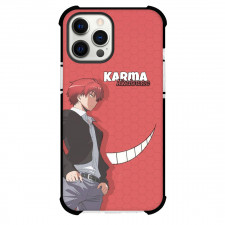 Assassination Classroom Karma Akabane Phone Case For iPhone Samsung Galaxy Pixel OnePlus Vivo Xiaomi Asus Sony Motorola Nokia - Karma Akabane Standing On Red Background