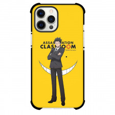 Assassination Classroom Tadaomi Karasuma Phone Case For iPhone Samsung Galaxy Pixel OnePlus Vivo Xiaomi Asus Sony Motorola Nokia - Tadaomi Karasuma Standing On Yellow Background
