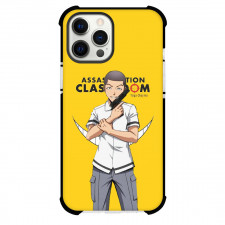 Assassination Classroom Taiga Okajima Phone Case For iPhone Samsung Galaxy Pixel OnePlus Vivo Xiaomi Asus Sony Motorola Nokia - Taiga Okajima Standing On Yellow Background