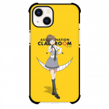 Assassination Classroom Toka Yada Phone Case For iPhone Samsung Galaxy Pixel OnePlus Vivo Xiaomi Asus Sony Motorola Nokia - Toka Yada Standing On Yellow Background