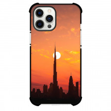 Famous Attraction Phone Case For iPhone Samsung Galaxy Pixel OnePlus Vivo Xiaomi Asus Sony Motorola Nokia - The Skyscraper Of Dubai Sunset