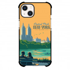 Famous Attraction Phone Case For iPhone Samsung Galaxy Pixel OnePlus Vivo Xiaomi Asus Sony Motorola Nokia - Couple Sitting In Central Park Andersons RetroArt
