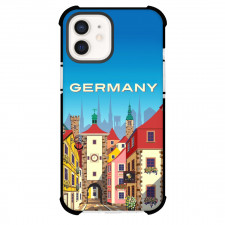 Famous Attraction Phone Case For iPhone Samsung Galaxy Pixel OnePlus Vivo Xiaomi Asus Sony Motorola Nokia - Germany Retro Travel Poster