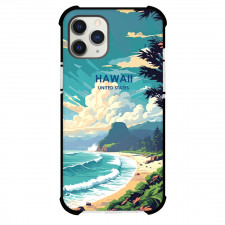 Famous Attraction Phone Case For iPhone Samsung Galaxy Pixel OnePlus Vivo Xiaomi Asus Sony Motorola Nokia - Hawaii Retro Travel Poster