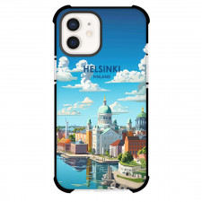 Famous Attraction Phone Case For iPhone Samsung Galaxy Pixel OnePlus Vivo Xiaomi Asus Sony Motorola Nokia - Helsinki Finland Retro Travel Poster