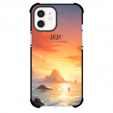 Famous Attraction Phone Case For iPhone Samsung Galaxy Pixel OnePlus Vivo Xiaomi Asus Sony Motorola Nokia - Jeju South Korea Retro Travel Poster