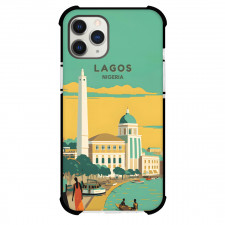 Famous Attraction Phone Case For iPhone Samsung Galaxy Pixel OnePlus Vivo Xiaomi Asus Sony Motorola Nokia - Lagos Nigeria Retro Travel Poster