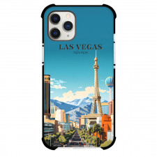 Famous Attraction Phone Case For iPhone Samsung Galaxy Pixel OnePlus Vivo Xiaomi Asus Sony Motorola Nokia - Las Vegas Nevada Retro Travel Poster