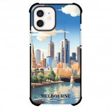 Famous Attraction Phone Case For iPhone Samsung Galaxy Pixel OnePlus Vivo Xiaomi Asus Sony Motorola Nokia - Melbourne Australia Retro Travel Poster