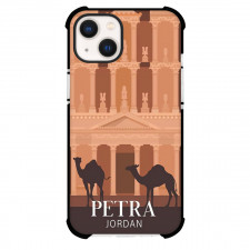 Famous Attraction Phone Case For iPhone Samsung Galaxy Pixel OnePlus Vivo Xiaomi Asus Sony Motorola Nokia - Petra Jordan Camel In Illustration Art