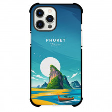 Famous Attraction Phone Case For iPhone Samsung Galaxy Pixel OnePlus Vivo Xiaomi Asus Sony Motorola Nokia - Phuket Thailand Retro Travel Poster