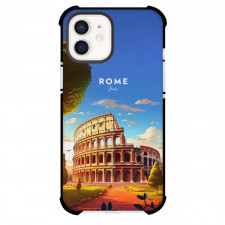 Famous Attraction Phone Case For iPhone Samsung Galaxy Pixel OnePlus Vivo Xiaomi Asus Sony Motorola Nokia - Rome Italy Retro Travel Poster
