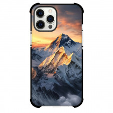 Famous Attraction Phone Case For iPhone Samsung Galaxy Pixel OnePlus Vivo Xiaomi Asus Sony Motorola Nokia - Sunset In Everest With Clouds