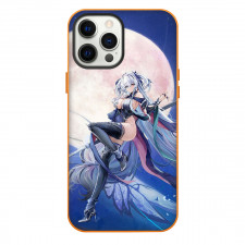 Azur Lane Elbing Phone Case For iPhone Samsung Galaxy Pixel OnePlus Vivo Xiaomi Asus Sony Motorola Nokia - Elbing Anime Art On Moon Background