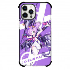 Azur Lane Javelin Kai Phone Case For iPhone Samsung Galaxy Pixel OnePlus Vivo Xiaomi Asus Sony Motorola Nokia - Javelin Kai Illustration Art On Purple Background