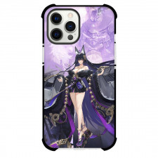 Azur Lane Musashi Phone Case For iPhone Samsung Galaxy Pixel OnePlus Vivo Xiaomi Asus Sony Motorola Nokia - Musashi Purple Hibiscus Storm Anime Drawing Art