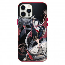 Azur Lane Peter Strasser Phone Case For iPhone Samsung Galaxy Pixel OnePlus Vivo Xiaomi Asus Sony Motorola Nokia - Peter Strasser Anime Drawing On Black Background