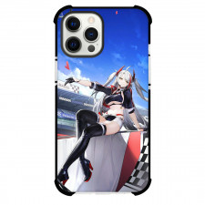 Azur Lane Prinz Eugen Phone Case For iPhone Samsung Galaxy Pixel OnePlus Vivo Xiaomi Asus Sony Motorola Nokia - Prinz Eugen Sitting On Blue Sky Anime Art Poster