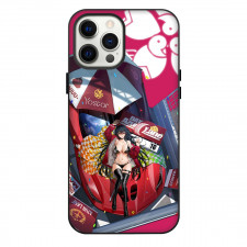 Azur Lane Taihou Phone Case For iPhone Samsung Galaxy Pixel OnePlus Vivo Xiaomi Asus Sony Motorola Nokia - Taihou Race Queen Laying On Red Ferrari Illustration Art