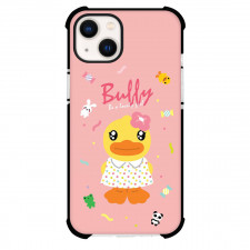 B Duck Phone Case For iPhone Samsung Galaxy Pixel OnePlus Vivo Xiaomi Asus Sony Motorola Nokia - B Duck Buffy Standing On Pink Background