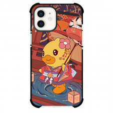 B Duck Phone Case For iPhone Samsung Galaxy Pixel OnePlus Vivo Xiaomi Asus Sony Motorola Nokia - B Duck Buffy Wears Japanese Dress Holding Umbrella Poster