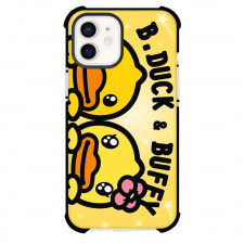 B Duck Phone Case For iPhone Samsung Galaxy Pixel OnePlus Vivo Xiaomi Asus Sony Motorola Nokia - B Duck And Buffy On Yellow Background