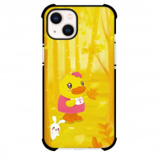 B Duck Phone Case For iPhone Samsung Galaxy Pixel OnePlus Vivo Xiaomi Asus Sony Motorola Nokia - B Duck Buffy And Cream In A Yellow Forest Poster