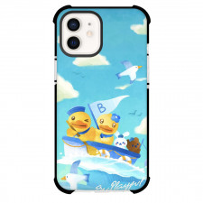 B Duck Phone Case For iPhone Samsung Galaxy Pixel OnePlus Vivo Xiaomi Asus Sony Motorola Nokia - B Duck Buffy Mocha And Cream On Boat Poster